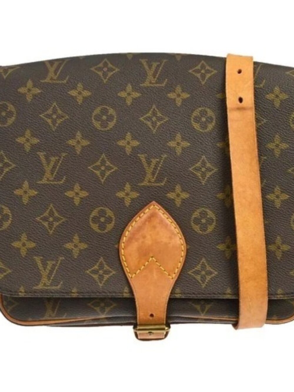 Best06 LOUIS VUITTON CARTOUCHIERE GM SHOULDER BAG MONOGRAM M51252 SL0910 YQ09588